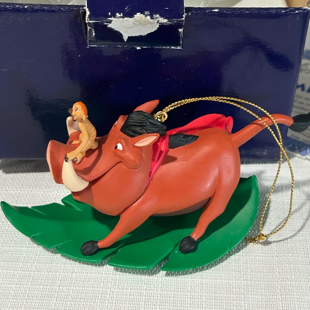 Vintage Disney Pumbaa & Timon Ornament President’s Edition